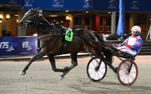 Patricia Hastrup med Per Oleg Midtfjeld vandt helt efter behag i 1.11.5. Foto Kanal 75