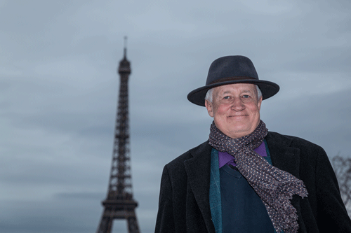 Anders Lindqvist, der træner Unik Tamsen,. Foto Eirik Stenhaug