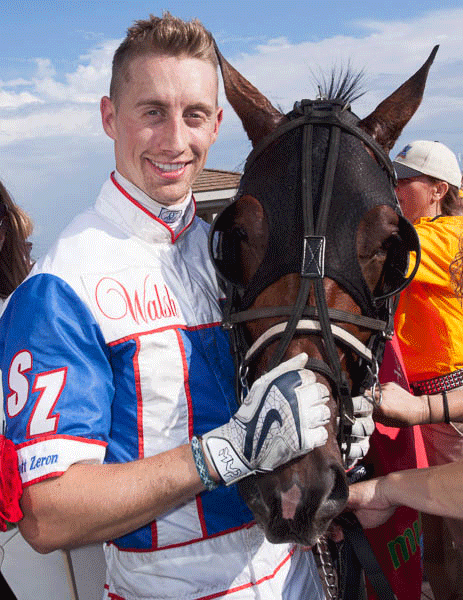 Marion Marauder med 27-årige Scott Zeron, der vandt Hambletonian i sin første start