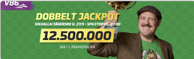 V86: Dobbelt jackpot med dansk storfavorit