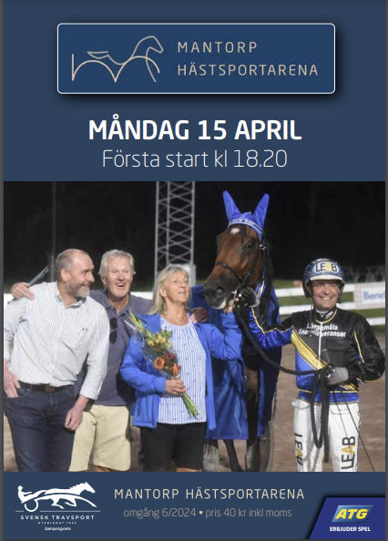 Elitloppshest på Mantorp