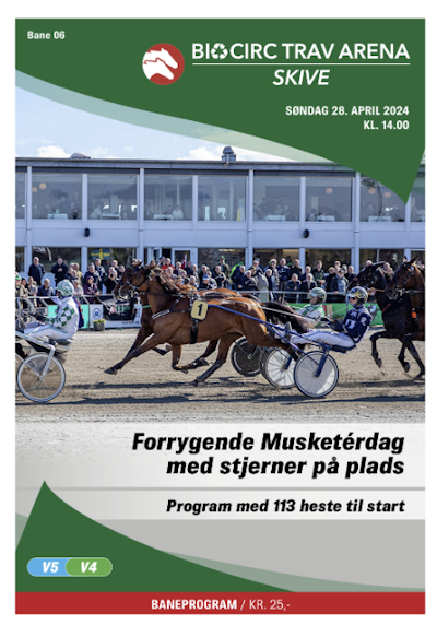 Baneprogrammet til Musketerdagen i Skive på nettet