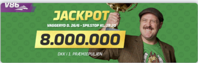 Dansk Derbykandidat i V86-jackpot