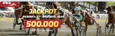 Aalborg: V65 med jackpot i eftermiddag