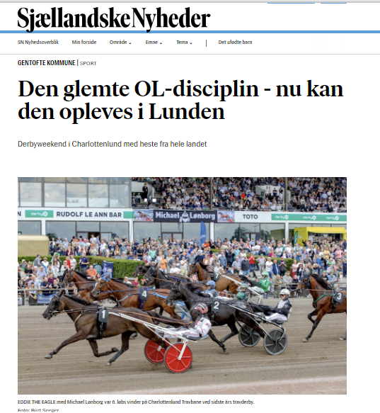 Derbyartikel hos Sjællandske Nyheder