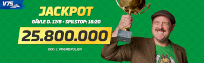 25,8 millioner kroner i V75-jackpot