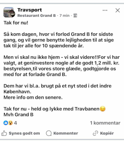 Lunden : Vi har ikke betalt restauratør 1.2 mio. kroner for at flytte