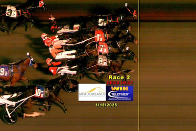 Tre heste løb dødt løb på The Meadowlands