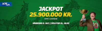 Jackpot i V75-spillet: 25,9 millioner kroner i syverpuljen