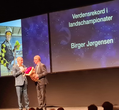Birger Jørgensen hyldet for verdensrekord