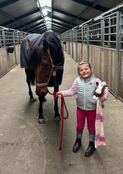 Laura har bestemt hingst til sin hoppe