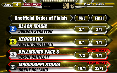 USA. Bellissimo Face i dødt løb på Yonkers