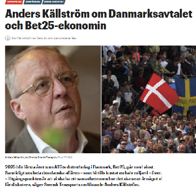 Aftalen som “nogle” svenskere  åbenbart ikke forstår!