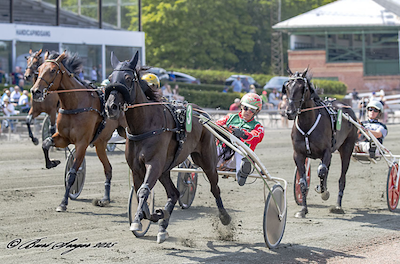 Steen Juul stærkt kørende på Lunden.