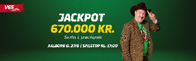 670.000 kr. i Aalborg og 10 mio. i V86 – dobbelt jackpot onsdag
