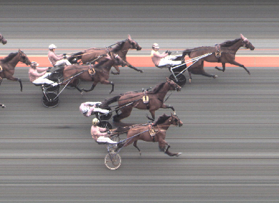 Jokes on Me med Patrick Larsen nummer tre i Norsk Trav-Kriterium