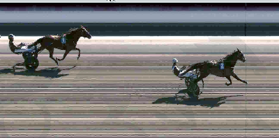 I tredje start så sad den der!