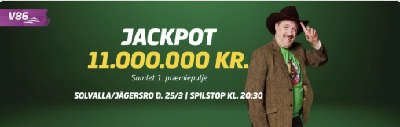 V86-jackpot på 11 millioner