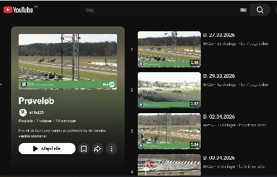 Find fremtidens vindere i prøveløbene på Bet25 Lives YouTube-kanal