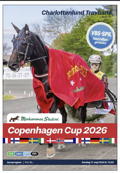 Baneprogrammet til Copenhagen Cup-dagen er klar
