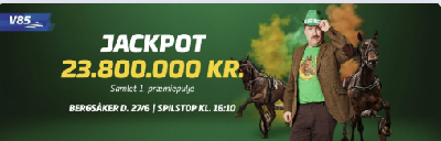 23,8 millioner i V85-jackpot: Skrab om et lynspil til millionjagten