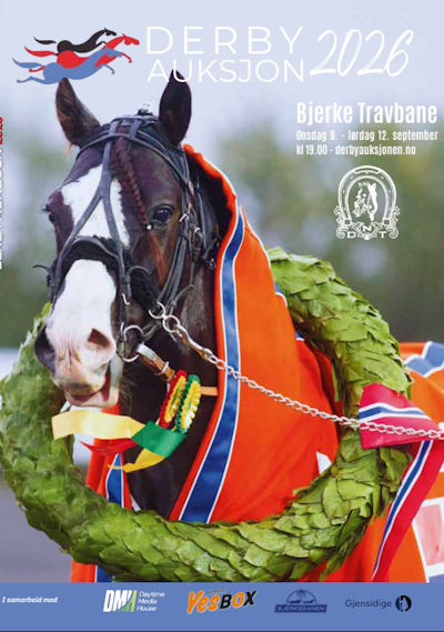 Norsk Derbyauktion med tre danske heste