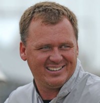 Ron Burke - trรฆner Crazy Wow, der vandt The Colonial.