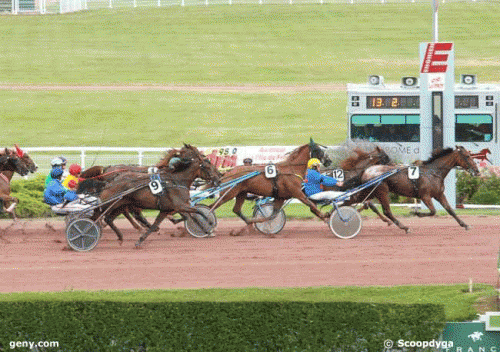 Calita Wood med Jean Pierre Dubois gรฅr forbi Caid Griff med ERic Raffin og vinder Prix du Louvre