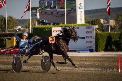 El Diablo B.R. og Frode Hamre vinner VG Norsk Travderby