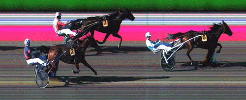 Målfoto fra Finlandia Ajo, hvor Propulsion vinder foran Tycoon Conway Hall og Anna Mix.