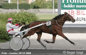 Frida med Arvid Olsen