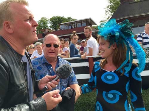 Jan Gintberg var til Derby på Klampenborg. Foto DR
