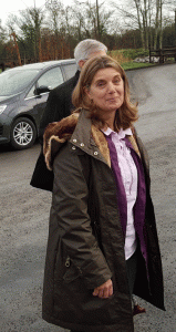 Danskfødte Gitte, der er gift med Phuilippe Allaire var en glimende guide og værtinde ved studiegruppens besøg torsdag formiddag