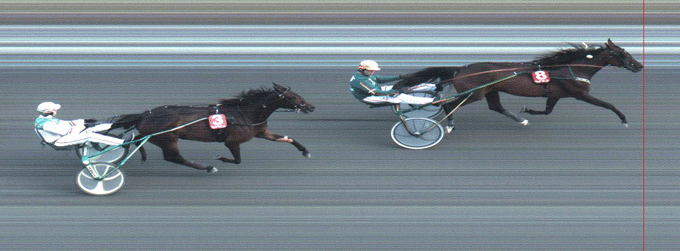 Glad Hall T med Bjørn Garberg vinder foran Thon med Jeppe Juel