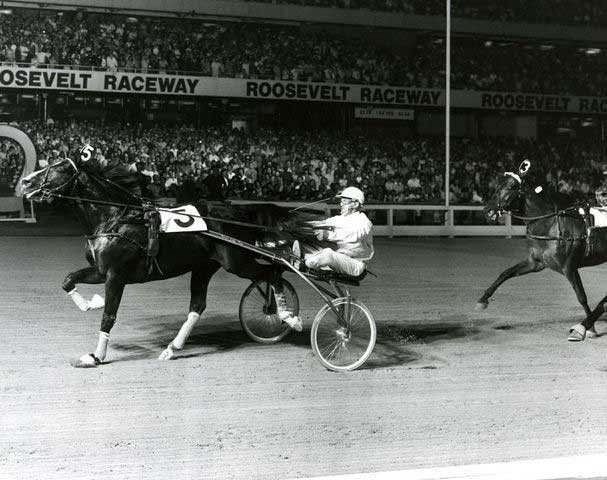 Legendariske Ideal du Gazeau og Henri Lefevre vandt Internationa Trot ikke færre end tre gange i træk. Bemærk tilskuerpladserne!