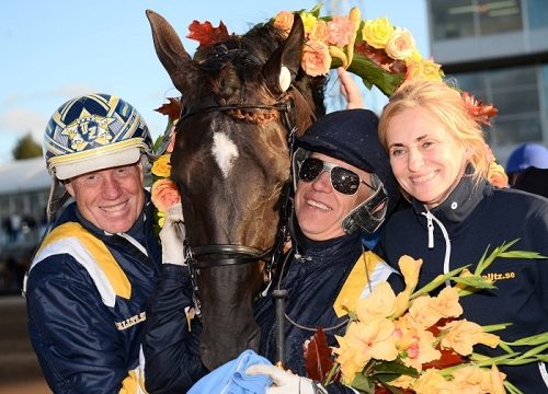 Nuncio efter sejren i Sundsvall Open Trot - Foto: Kanal75.se