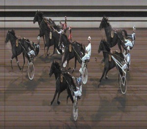 Quantum Doubleleap med Johnny Takter vandt sin sidste start fra Flemming Jensens stald i et tæt opløb