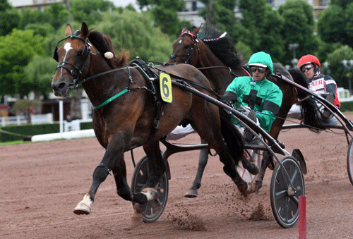 Un Mec d'Heripre vinder Prix de Washington i 1.09.9. Foto Gerard Forni