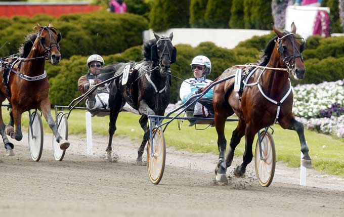 Aæ Dente med Ôrjan Kihlström vandt sikkert. Foto kanal 75