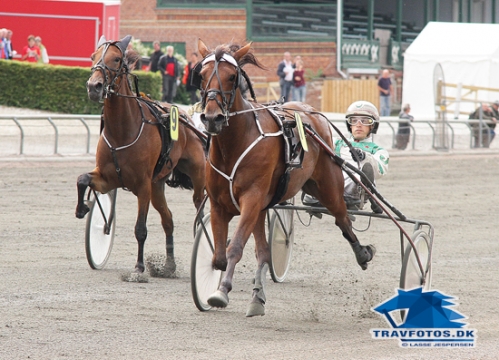 Amazing Design med Jeppe Juel vinder Derbymeetingets 1. lรธb til 7 gange penegene