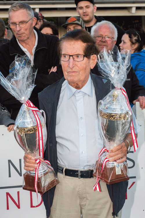 Aftenens sponsor, Carl Edvard Mogensen. Foto Torben Agger Bormholm Travfoto