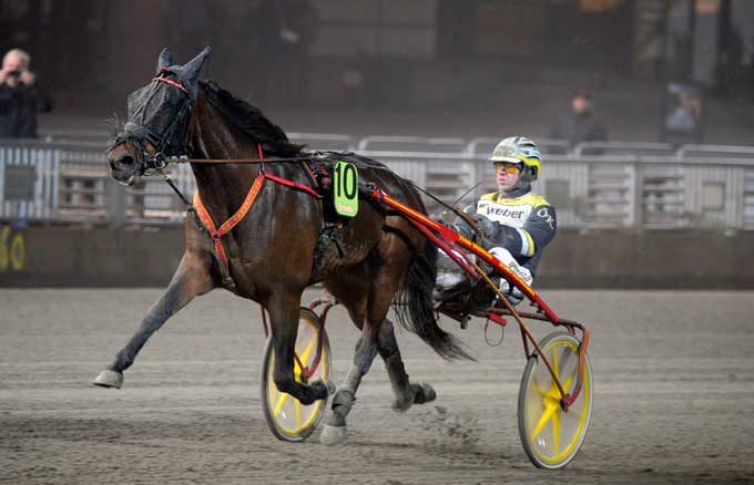 D'One med Ôrna kIhlström vandt Pepit Prix ganske sikkert. Kanal 75