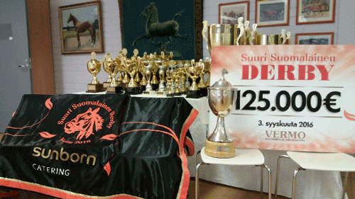 Pokalerne er gjort klar til den finske derbydag. Foto Vermo
