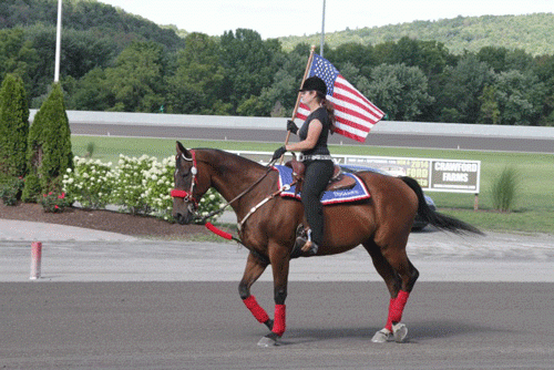 Outrider-parret Floyd og Wendy Ross, der gæstede Solvalla i Elitloppsweekenden