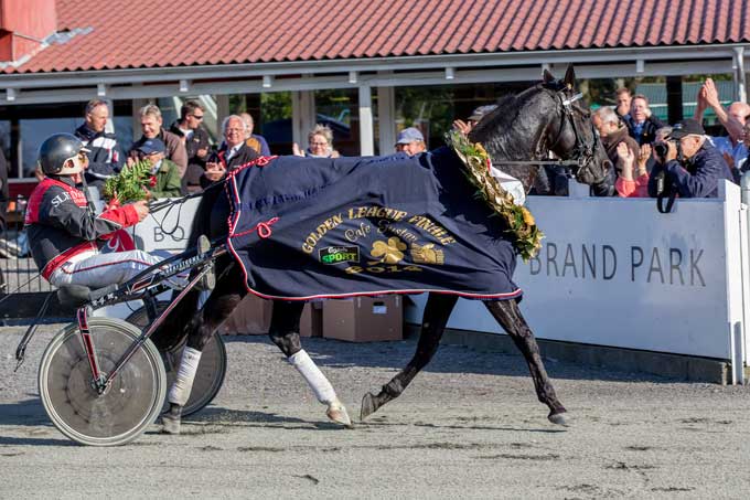 Lamott og Stefan Lind-Holm efter sejren i Golden League-finalen 2014