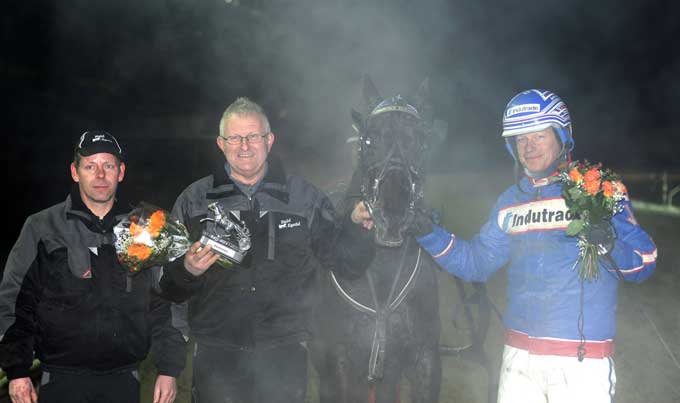 Børge Mathiesen kom ikke til at fortryde at Joakim Løvgren holdt fast ved at Rocky Egedal skulle starte. Foto Kanal 75