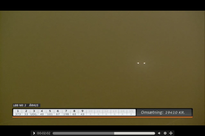 Screenshot fra Racing Live fra løbene i Aarhus lørdag aften.