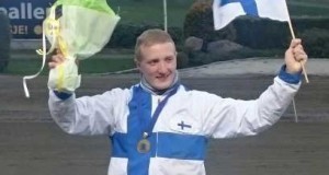 Den nybagte Europamester, Teemu Keskitalo. Finland. Fegat Foto.
