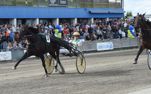 Triploini V P med Jeppe Juel vandt Sølvidionen på en god afslutning. Foto Kanal 75