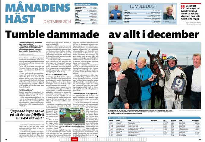 Fra dages udgave af Travronden